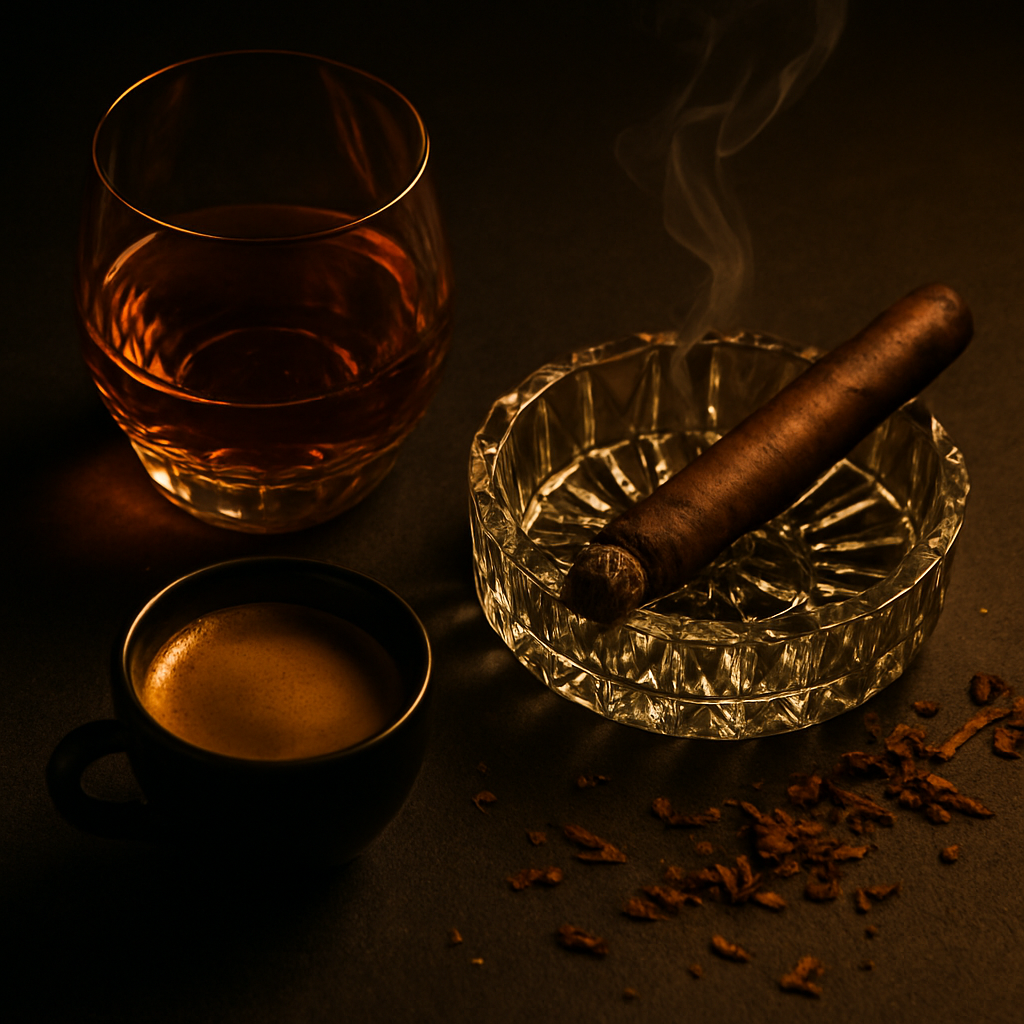 Premium spirit and cigar pairing at Caballeros